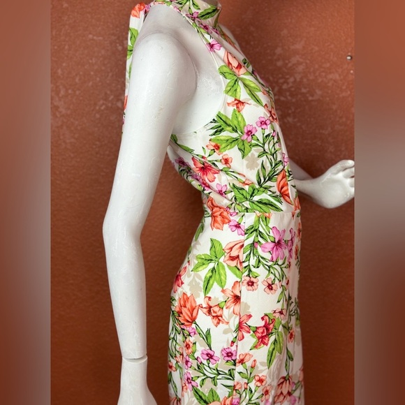 Bebe Multicolor Floral Jumpsuit Size 14. E12 - Picture 9 of 15